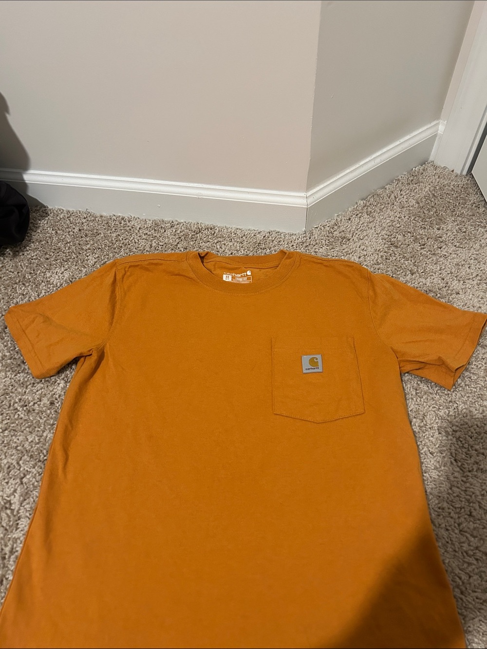 Carhartt Women’s Orange Pocket T-Shirt - Durable Everyday Tee